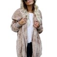 thumbnail image 1 of Innerwin Manteau à Capuche pour Femmes, Veste d'Hiver Chaude à Manches Longues, Douce, Khaki P, 1 of 8