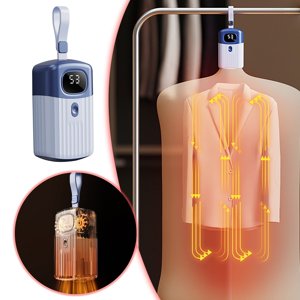 BotaniNest Séchoir portable Séchage rapide silencieux Mini laveuse pliable pour appartement RV Hôtel Dorm Voyage