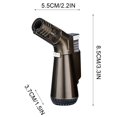 thumbnail image 3 of Fasiaou Torch Lighter, Butane Lighter, Windproof Butane Refillable Torch Flame Lighter, Multi Utility Lighter for Candles Fireplaces Campfires BBQ Grill , (Butane Not Included), 3 of 9