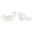 thumbnail image 1 of Unique Bargains M4 Wing Nuts Butterfly Nut Nylon Hand Twist Tighten Fasteners White 25 Pack, 1 of 5