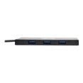 thumbnail image 2 of Tripp Lite 4-Port Portable Slim USB 3.0 Superspeed Hub w/ Built In Cable - Hub - 4 x SuperSpeed USB 3.0 - desktop, 2 of 6