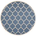 thumbnail image 1 of Safavieh Tapis d'Intérieur et d'Extérieur Bleu - Rond 7 Pieds10 Pouces, 1 of 1