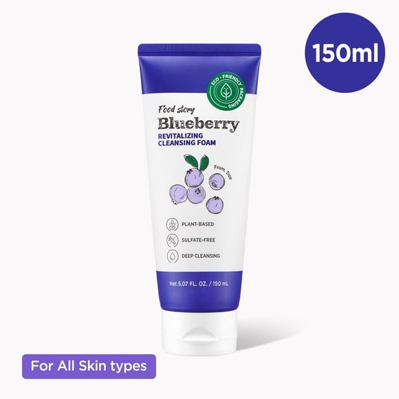Food Story Blueberry Revitalizing Cleansing Foam
