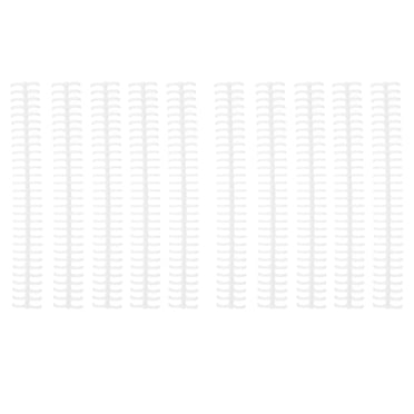 Binding Spines, 10Pcs Good Gloss Binding Coils Page Turning For Office For Student White