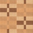thumbnail image 1 of Ahgly Tapis d'Intérieur Lavable en Machine Carré Transitionnel Jaune Orange, 7 Pieds Carré, 1 of 7