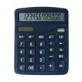 thumbnail image 2 of Calculator 12 Digit Desktop, Xinsrenus Dual-Power Basic Calculator with Large LCD Display, Solar Battery Powered Extra-Large Screen for Office Home School, Dark Blue, 2 of 4