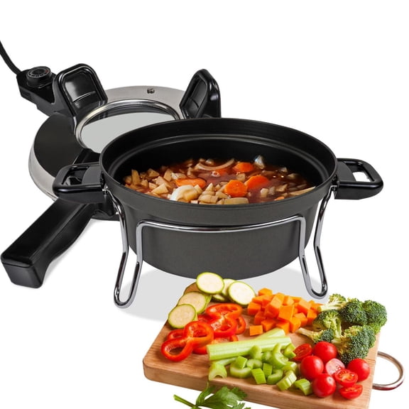 Total Chef Four électrique Czech Cooker One-Pot Multicooker, cuisson polyvalente pour ragoûts, soupes et rôtis