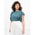 thumbnail image 1 of Ruffle Sleeve Top, 1 of 3