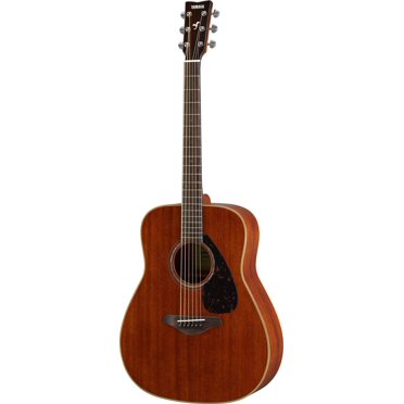 Yamaha FG850 Dreadnought Acoustic Guitar - All Mahogany Body - Natural