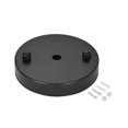 thumbnail image 1 of Unique Bargains Retro Light Canopy Kit Pendant Lighting Ceiling Plate DIY 100mm 3.9Inch Black, 1 of 3