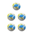 thumbnail image 1 of Decodeary PVC Soccer Balls For Teamwork And Fun Practice Sessions Durable Competitive Football Goal Ball Soccer Training light blue No.4 5Set, 1 of 6