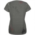 thumbnail image 2 of Halloween Battle Damage Chainmail Costume All Over Womens T Shirt, 2 of 2