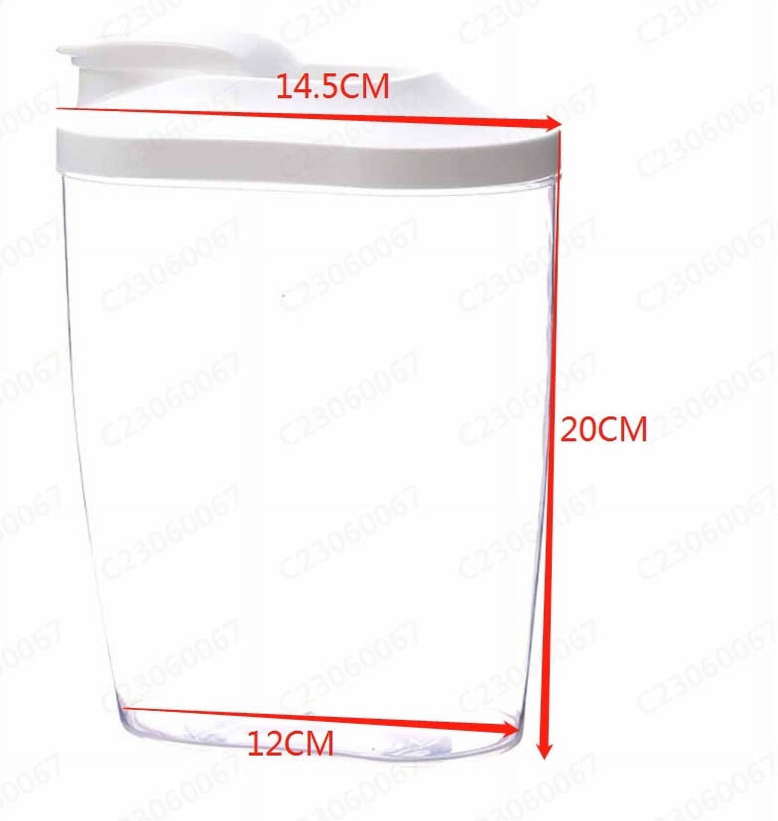 EARKITY Rice Dispenser Storage Containers, Dry Food Storage Container, Rice Airtight Storage Container, Cereal Containers Dispenser, Kitchen Plastic Airtight Container for Cereal, Flour, Sugar, Rice