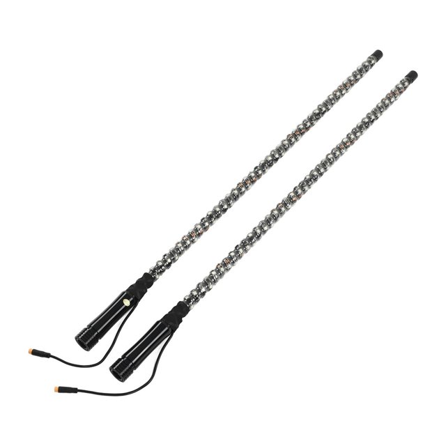 Whip Lights, RGB LED Whip Light with App and Remote Control, 300 Patterns 366 Modes 32 Brightness 10 Speed, Spiral Chasing Lighted Antenna Whip for UTV ATV Off Road Truck
