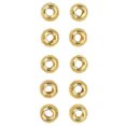 thumbnail image 1 of Perles de Barbe, Rétro Multipurpose Fit Barbe Anneaux Métal Longue Durée Robuste pour Tresses pour Extensions pour Cheveux Argent, Or, Noir, 1 of 8