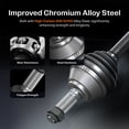 thumbnail image 3 of Kugel Front CV Axle Shaft NCV-CH10040HD for Car Ram 1500 4WD, 3 of 11