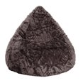 thumbnail image 1 of Gouchee Home Fluffy Charcoal Faux Fur Bean Bag Chair – Plush Lounge Seating with Polystyrene Bead Filling, Suitable for Adults and Teens, Lightweight & Portable for Bedroom, Dorm or Living Room, 1 of 10