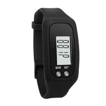 Kcodviy Montre Podomètre Numérique Lcd à Bracelet Extensible pour Hommes, Pas, Marche, Distance, Compteur, Montre pour Aînés, Bracelet de Montre pour Hommes