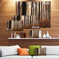 thumbnail image 3 of Dark Thick Woods in Fall Forest - Modern Forest Canvas Art, 3 of 4