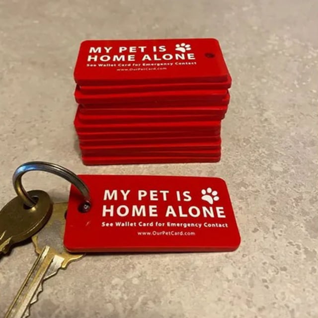 Danhjin Key Chain Dog Card and Key Tag Pet Keychain Key Tag Keychain Key Chain