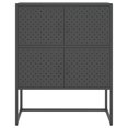 thumbnail image 3 of vidaXL Haut de Buffet Anthracite 80x35x100 cm Acier, 3 of 5