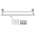 thumbnail image 1 of Stainless Steel Brushed Double Towel Bars Wall Mounted Towel Rack Organizer for Bathroom, 1 of 14