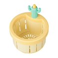 thumbnail image 4 of DOLITY Kitchen Sink Drain Strainer Sturdy Cute Cactus Replacement Sink Drain Yellow, 4 of 9