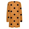 thumbnail image 5 of PMUYBHF Cardigan Surdimensionné pour Femme pour Femmes Court Cardigan Décontracté Imprimé pour Femmes Manteau S Orange, 5 of 5