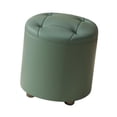 thumbnail image 4 of DOLITY Petit Tabouret Rond Repose-Pieds Ottoman Tabouret Stable pour Chambre de Bébé Entrée Chambre Vert, 4 of 9