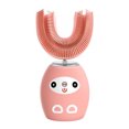 thumbnail image 2 of 3 Speed Children Electric Toothbrush U Shape For 2-15 Years old Kids Automatic Cartoon Waterproof Pink Toothbrush For 8-15 Years old, 2 of 7