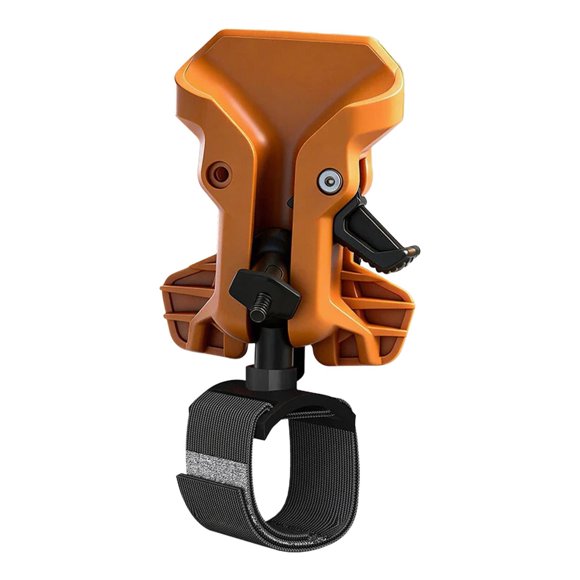 Self Locking Belt Mount Hammer and Power Tool Holster, Quick Release Waist Clip Holder, Durable On Person Carrier for Drill, Mallet, Hatchet and Multi Tool for Construction and Handyman Field Jobs