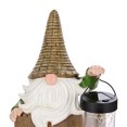 thumbnail image 2 of Statue solaire de gnome « Welcome » avec lanterne Mainstays, 2 of 3
