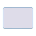 thumbnail image 1 of Blue Double Sided Magnetic Writing Board, Dry Erase Whiteboard For Office Home Use, Memo Board With Magnetic Surface, 16 X 12 Inches Reusable Whiteboard For Notes, 1 of 6
