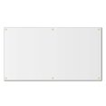 thumbnail image 1 of Milweb1 - Blank White Vinyl Banner Sign with Grommets (3'x4'), 1 of 4