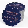 thumbnail image 4 of Inkdotpot Rose Gold Foil Paper Hang Tags Thank You From The New Wedding Favor Tags 50 Pieces, 4 of 6
