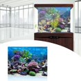 thumbnail image 3 of Noref Fish Tank Decoration Poster, Fish Tank Background Paper,PVC Adhesive Underwater Coral Aquarium Fish Tank Background Poster Backdrop Decoration Paper, 3 of 8