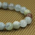 thumbnail image 3 of Bracelet Extensible Unisexe en Perles Rondes 8 mm en Pierre Précieuse Aigue-Marine Multicolore Naturelle 7 Pouces, 3 of 5