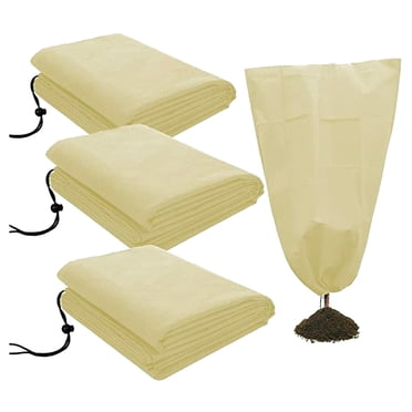 Couvertures Antigel, avec Cordon de Serrage, Tissu Non Tissé, pour la Protection des Plantes