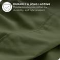 thumbnail image 4 of Ivy Union Microfiber Sheet Set - 4-Pieces - Breathable - Deep Pocket, Full, Cypress, 4 of 6