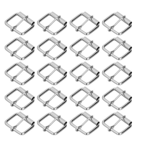 Boucle en Cuir, Brillant Large Application Solide Boucle de Ceinture Durable Fer de Première Qualité pour les Vêtements pour Collier pour Animaux de Compagnie pour Sac à Dos 4mm, 4.5mm