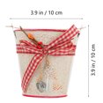 thumbnail image 4 of 1Pc Decorative Iron Flowerpot Bucket Creative Flower Holder Home Adornment Prop, 4 of 8
