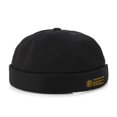 thumbnail image 3 of Mode Hip Hop Docker Citrouille Casquette Unisexe Sans Bord Bonnet Skullcap (Orange), 3 of 4