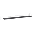 thumbnail image 4 of vidaXL Bookshelf Boards 8 pcs Grey 80x10x1.5 cm Engineered Wood, 4 of 4