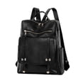 thumbnail image 1 of tredstone Womens Backpack With Stitched Texture PU Fabric For Fashionable Ladies Can Effectively Prevent Black, 1 of 6