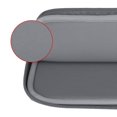thumbnail image 4 of CUITING Housse de Protection pour Ordinateur Portable 14 Pouces Doublure Douce et Moelleuse Sac de Transport avec Poche avant et Pochette pour Accessoires Compatible avec Notebook 14” Chromebook (Gris Amélioré), 4 of 6
