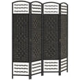 thumbnail image 1 of HOMCOM 5.6ft Folding Room Divider, Freestanding Privacy Screen for Bedroom, 1 of 10