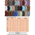 thumbnail image 2 of LUXUR Women Fuzzy Fleece T Shirt Loose Work Tops Olive Green XL, 2 of 2