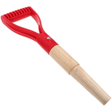 Garden Spade Tool 1Pack Red Plastic Handle for Sturdy and Durable Use 14.4x3.7x1.6in
