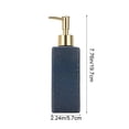 thumbnail image 3 of Birdeem Glass Foaming Soap Dispenser,Refillable Soap Dispenser with Square Design for Bathroom and Kitchen,Foam Pump Bottle for Hand Soap and Body Wash,11.8 Oz Capacity, 3 of 9