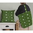 thumbnail image 5 of Soimoi Green Rayon Fabric Heart & Dots Print Fabric by the Yard 42 Inch Wide, 5 of 5